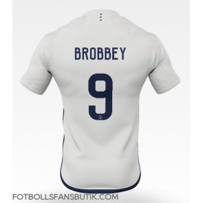 Ajax Brian Brobbey #9 Replika Bortatröja 2023-24 Kortärmad